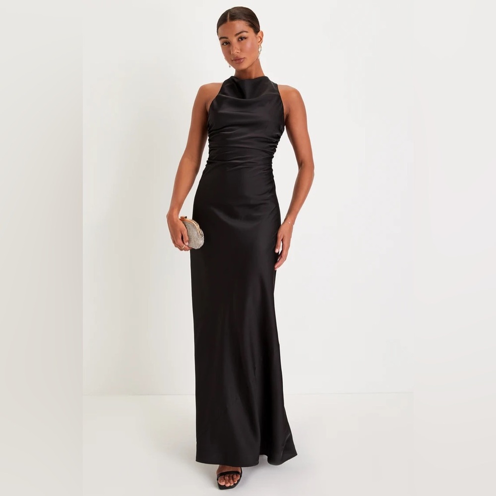 Lulus Effortlessly Sensational Dress Black